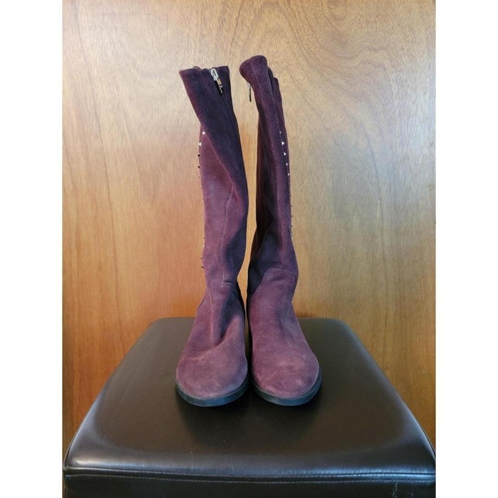 NEW Marc Fischer Wmns Suede Wide Calf Block Heel‎ Dress Boots